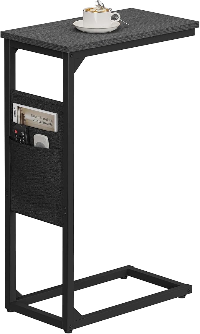 TUTOTAK C Shaped End Table, Side Table - Image 9
