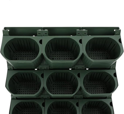 36-Pot Vertical Wall Planter, Modular Stackable Garden - Image 8
