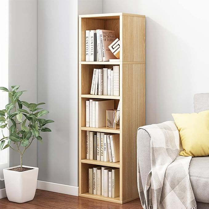 IOTXY Small Narrow Corner Bookcase by IOTXY