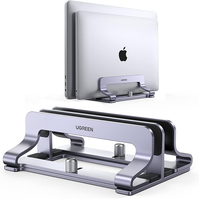 UGREEN 2-Slot Vertical Laptop Stand Holder Desk Compatible by Unknown