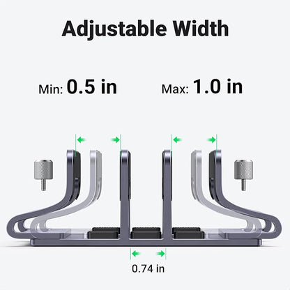 UGREEN 3-Slot Vertical Laptop Stand Holder Desk Compatible - Image 4