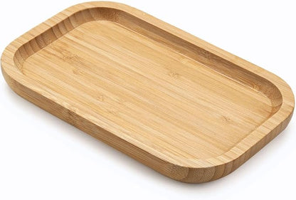Bamboo Vanity Tray, Bathroom Counter Tray, Toilet Tank Tray, Bathroom Tray by XIMISISE