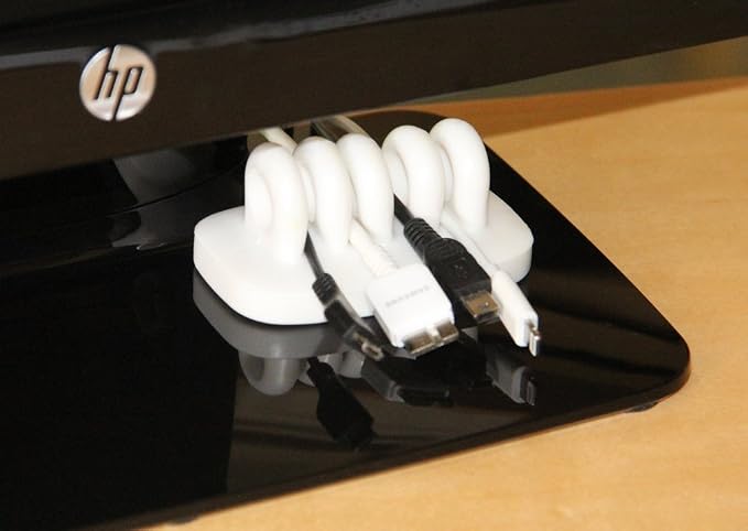 Desktop Cable Organizer, No Bad Smell, Bundled - Image 2