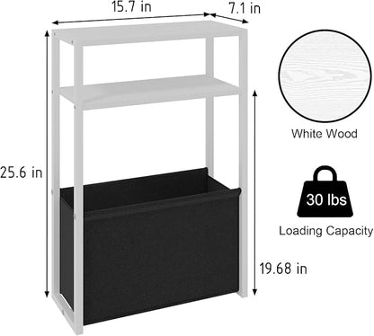 Narrow Side Table, Slim End Tables - Image 2