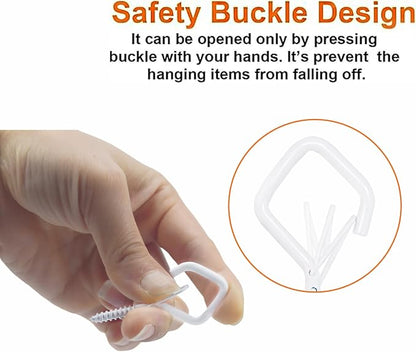 20PCS Eye Screw Hooks for Hanging Heavy Duty - Image 3