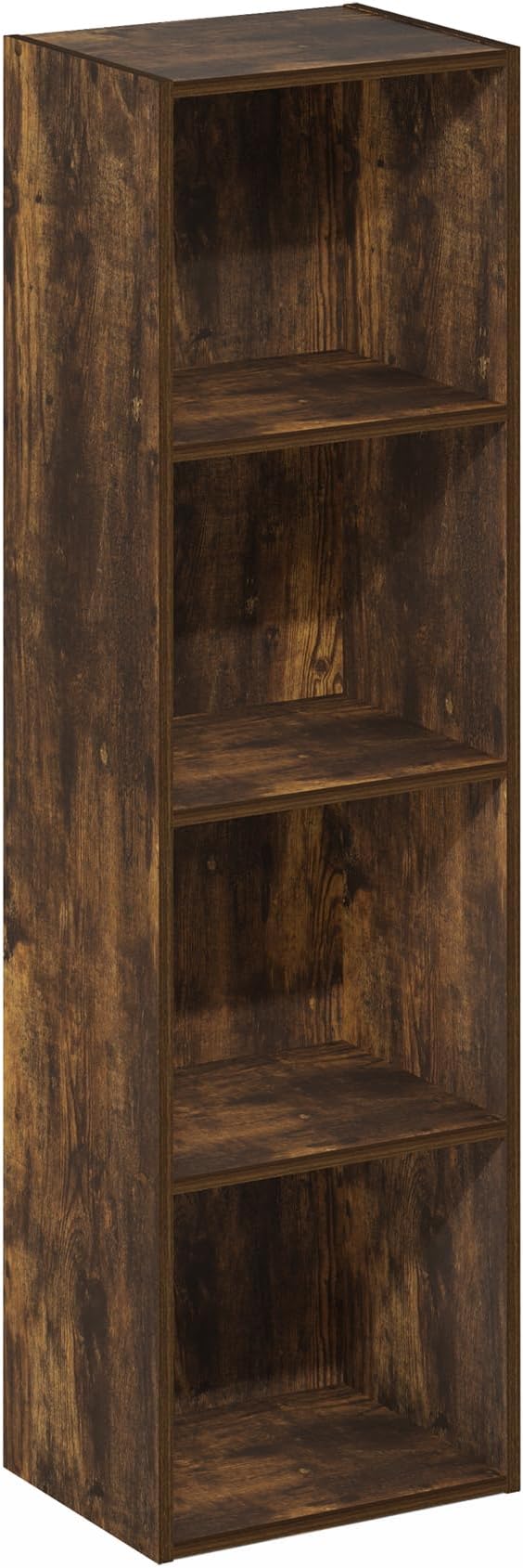 Furinno PASIR Book Shelf, 4-Tier Modern Bookshelf, Open Shelves Bookcase 9 x 12 - Image 6