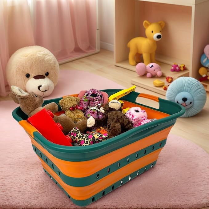 SAMMART 42L Collapsible Plastic Laundry Basket - Image 5