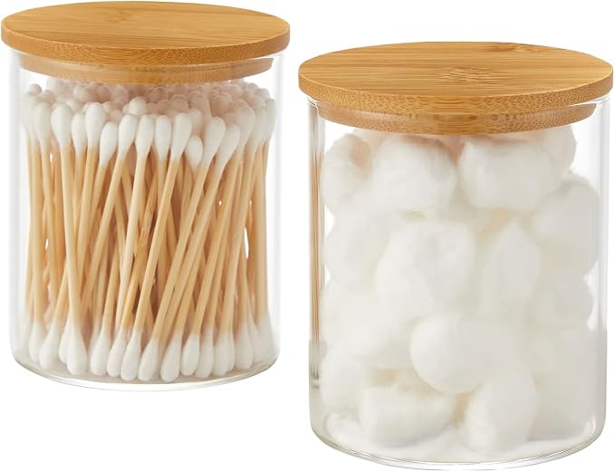 Glass Qtip Holder Dispenser by INIUNIK