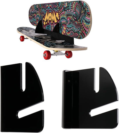 Skateboard Rack Wall Mount Double Layer Skateboard Display Rack Wall Mount by WLSANX