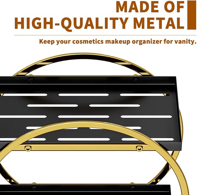 Makeup Organizer for Vanity, 2-Tier Bathroom Countertop Organizers, Bathroom - Image 5