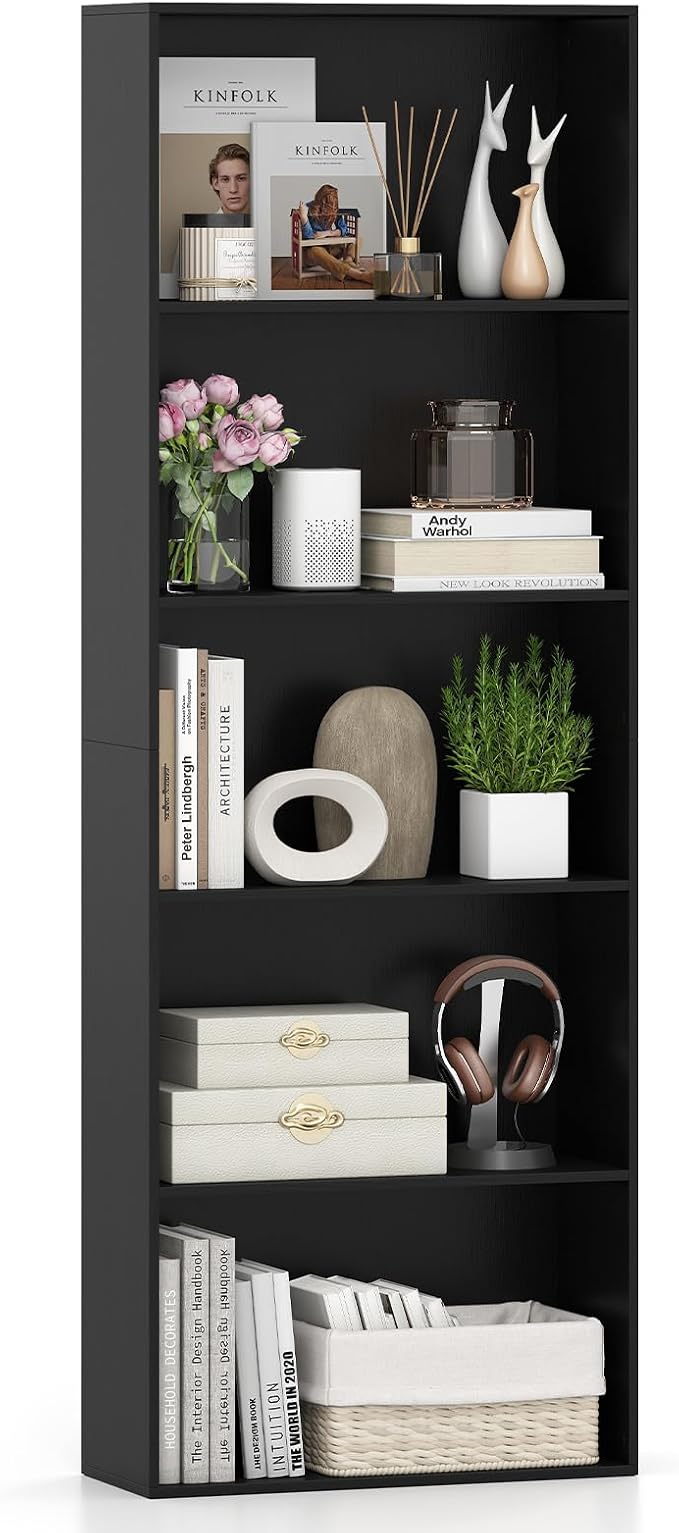 Giantex 5-Tier Bookshelf, Freestanding Bookcase by Giantex