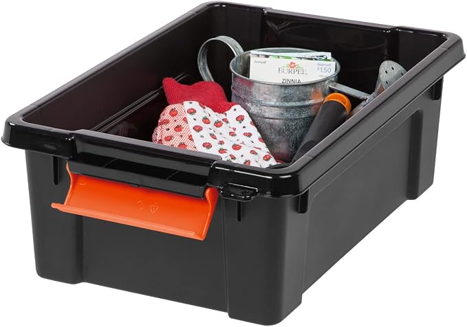 IRIS USA 3 Gallon Lockable Storage Bins - Image 4