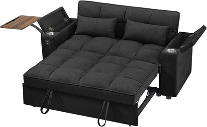 hansones 65'' 3-in-1 Folding Convertible Sofa Bed, Pullout Sofa, Modern - Image 6