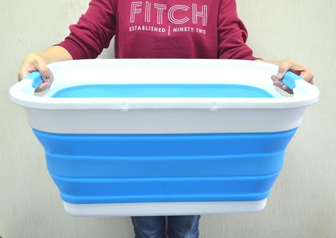 SAMMART 41L Collapsible Plastic Laundry Basket - Image 7