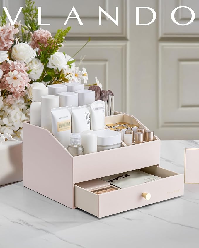Vlando Makeup Organzier, Vanity Organizer - Image 8