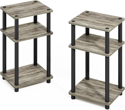 Furinno Turn-N-Tube Storage Shelves, Stackable Standing Shelf, Open Corner Shelf by Furinno-FitsYourSpaceFitsYourBudget