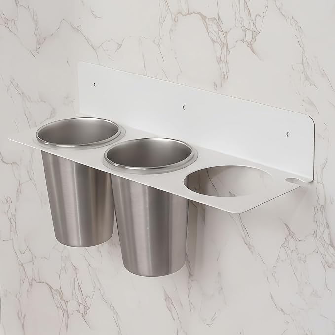 Hair Tool Organizer Wall Mount, Stainless Steel Hair Tool Holder - Image 7