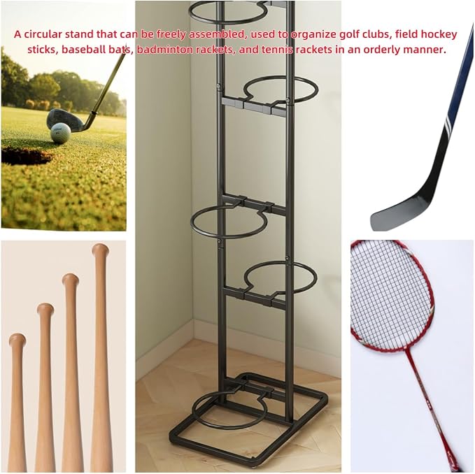 Vertical Ball Rack -basketball rack- Durable Carbon Steel Storage - Image 6