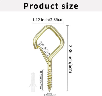 10 PCS Eye Screw Hooks for Hanging Heavy Duty - Image 7