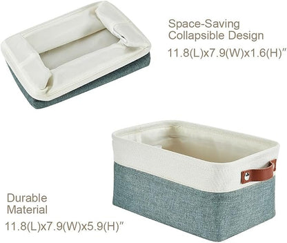 DECOMOMO Small Storage Basket, Closet Storage Bins, Baskets - Image 5