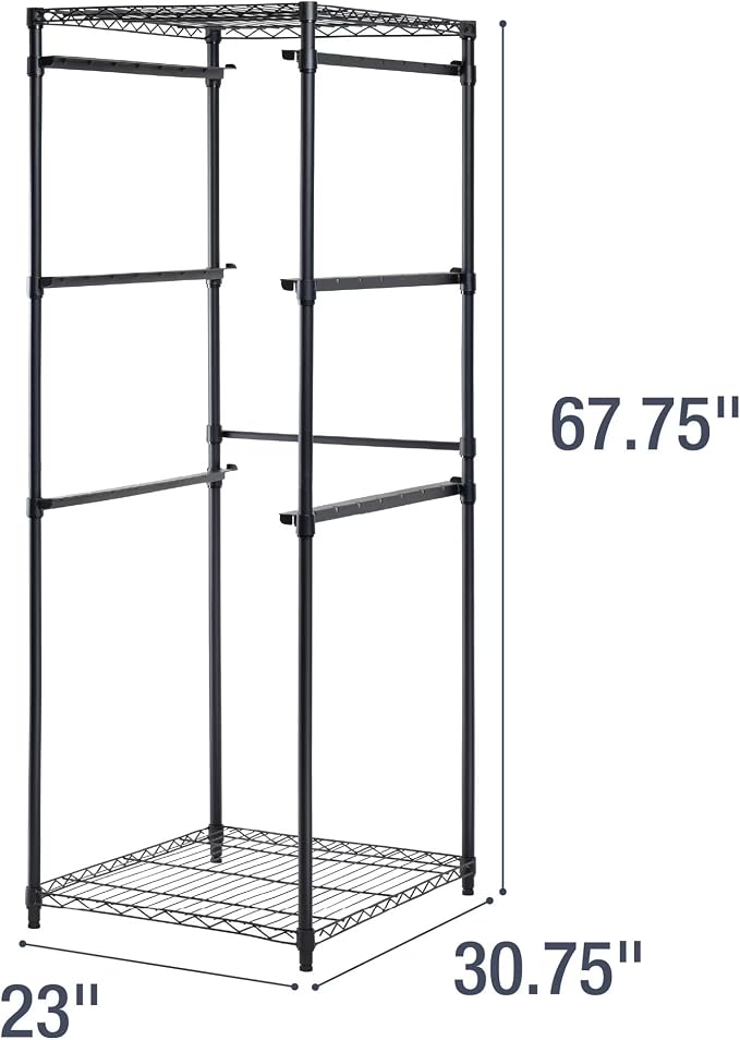 CleverMade Tote Tower Single 5-Tier Heavy-Duty Organizer Rack - Image 3