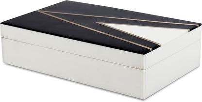 Handicrafts Home Black and White Decorative Storage Box by HandicraftsHome