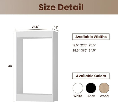 ROOMTEC 28.5" Double Hanging Closet Unit, Modular Closet System - Image 2