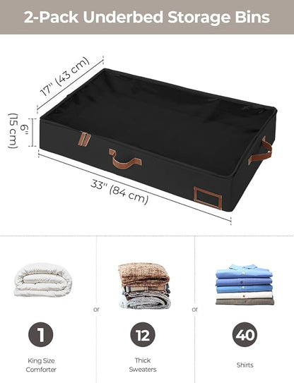 StorageWorks Large Under Bed Storage Containers - Image 7