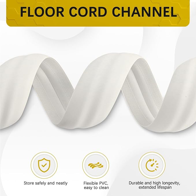Floor Cord Cover 10FT Cord Covers - Image 3