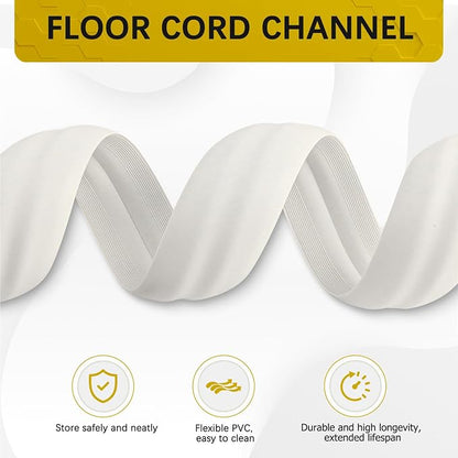 Floor Cord Cover 3.3FT Cord Covers - Image 3