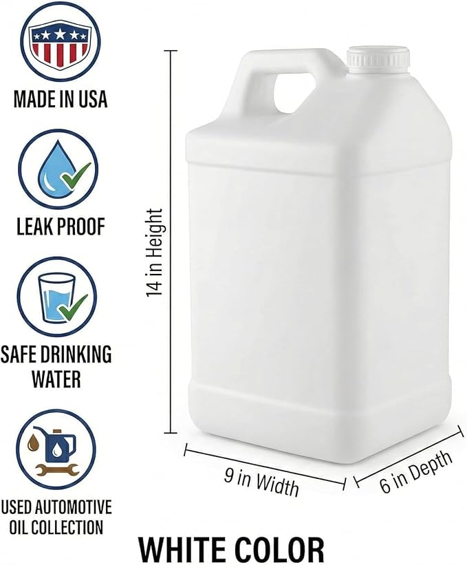 kitchentoolz 2.5 Gallon Water Jug – Heavy-Duty HDPE Carboy - Image 4