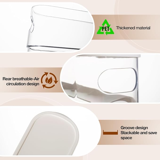 WACOI Auto Rolling Fridge Egg Organizer, Space Saving Eggs Dispenser - Image 7