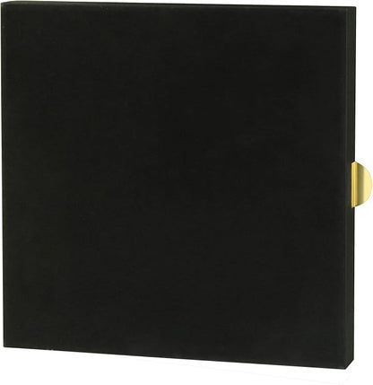 HofferRuffer Extra Large Square Serving Tray, Elegant Faux Leather Ottoman Tray - Image 9