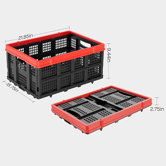 TOLRET 49L Collapsible Crate, Milk Crate - Image 2