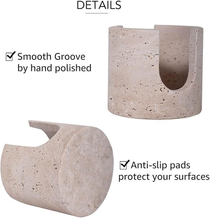 Travertine Marble Sponge Holder - Image 3
