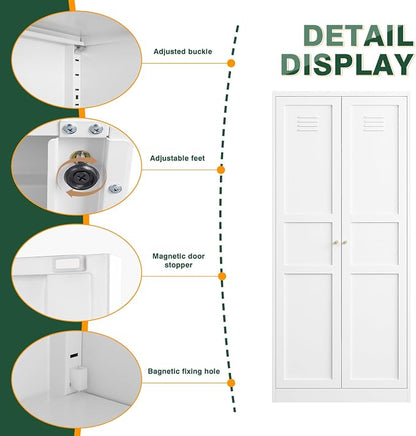Letaya White Storage Cabinet - Image 3