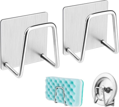 Adhesive Sponge Holder Sink Caddy by NEXCURIO