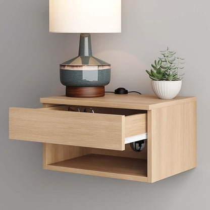 Nathan James Jackson Wall Mounted Floating Bedroom Nightstand - Image 6