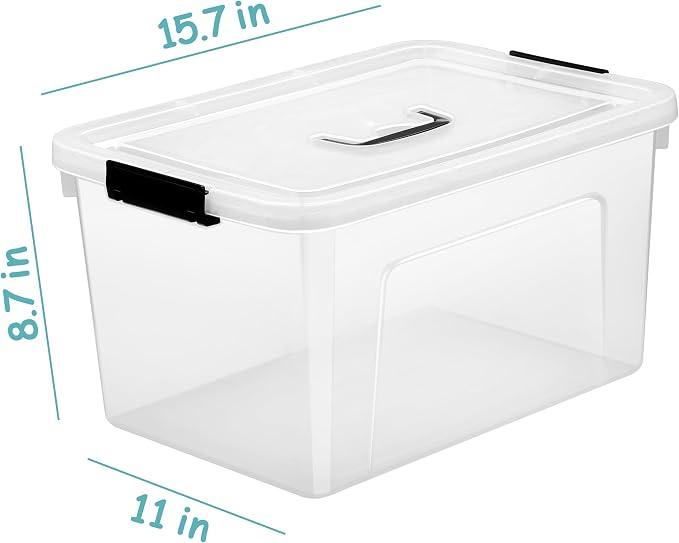 19 Quart Plastic Storage Bins - Image 2