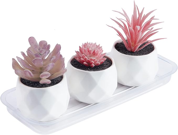 Idyllize Rectangular 5 Pieces of 15 by 6 Inch Clear Thick Plastic Heavy Duty - Image 3