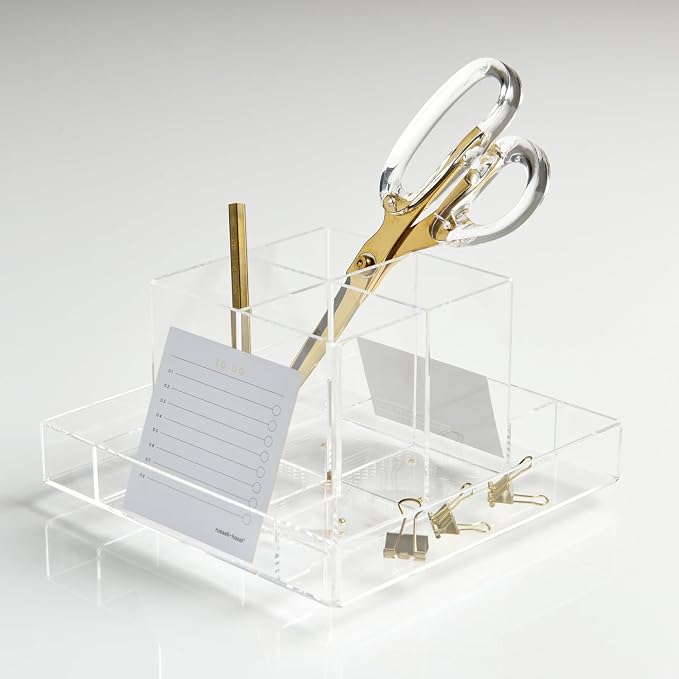 RUSSELL+HAZEL Fine Line Acrylic Carousel, Art Supplies, Makeup Brushes & Small - Image 2