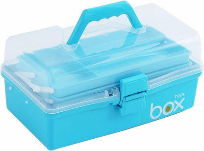 12'' Three-Layer Clear Art Box Organizer by Kinsorcai