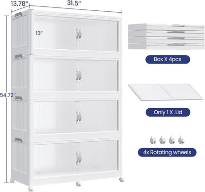 640QT Extra Large Stackable Storage Bins - Image 2