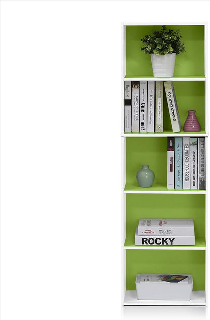 Furinno LUDER Book Shelf, 5-Cube Bookshelf, Bookcase - Image 5