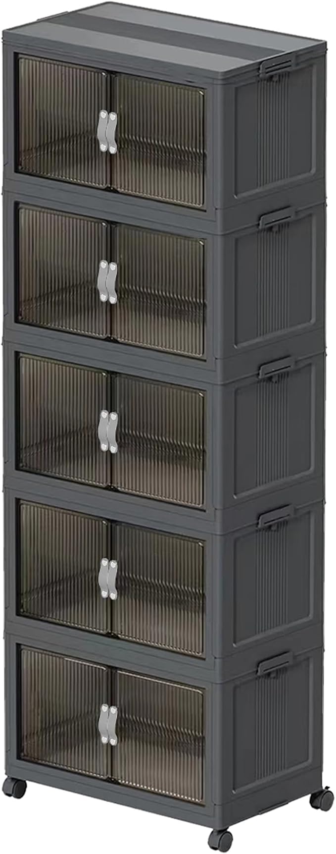Stackable Storage Bins, 164GAL Foldable Cabinet Storage Bins by ONAIL
