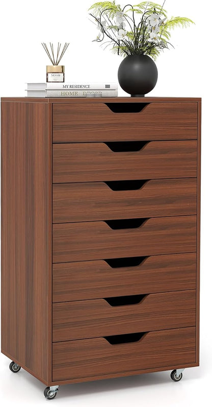 Giantex 7-Drawer Storage Cabinet, Mobile File Organizer by Giantex