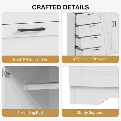 GarveeHome Multifunctional Wooden Dresser - Image 5