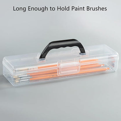 Plastic Storage Container with Lid, Small Storage Bin - Image 4