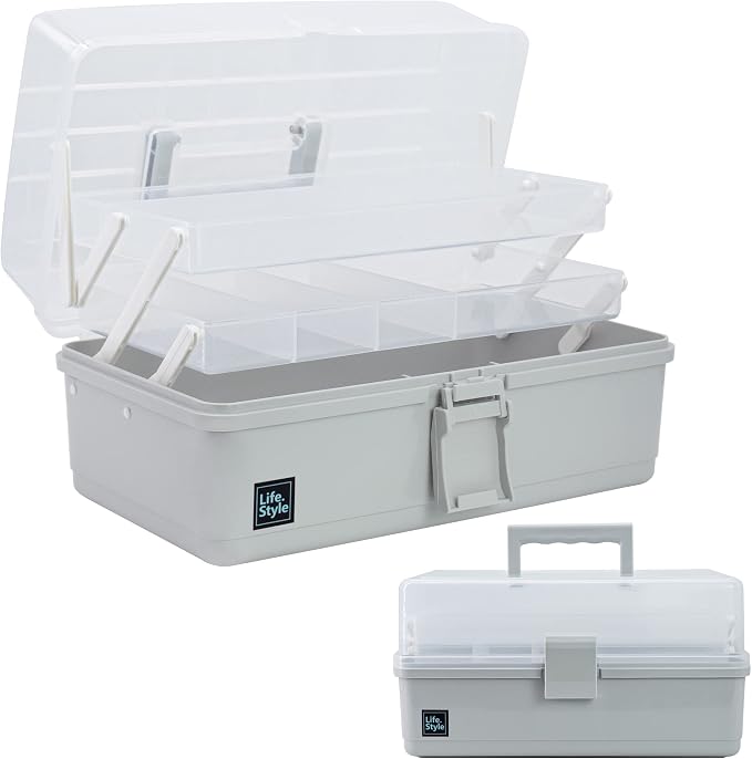 Creahaus 13 inch Art Craft Organizer Storage Box by Creahaus