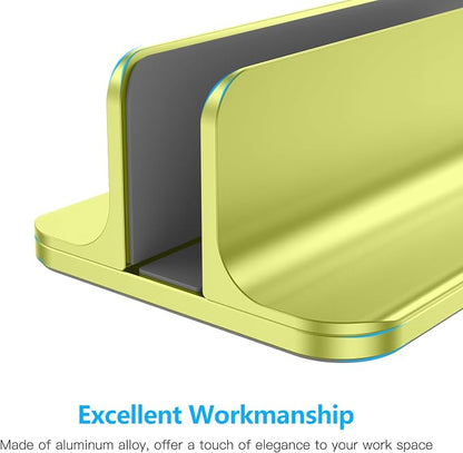 OMOTON Vertical Laptop Stand Holder, Desktop Aluminum Stand - Image 7